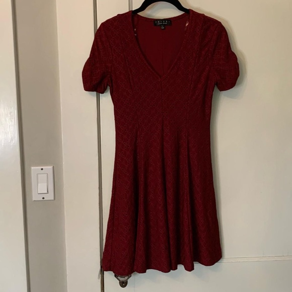 TRIXXI Clothing Company Maroon Red Dress Size S - Picture 3 of 4